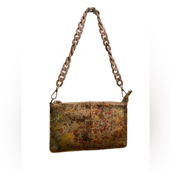 Anca Barbu original hand painted purse, clutch Crossbody. NWOTNever used. A FIND - Picture 2 of 11